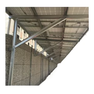 Trip Solar Solar Carport Accessories & Bausatz Solar Aluminum Alloy Galvanized Steel Construction 10 Year Warranty Natural Color