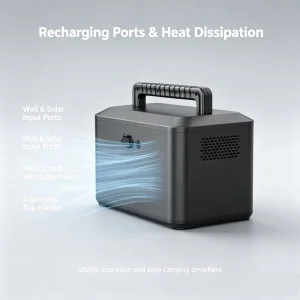 UAPOW AP1500B Portable Power Stations Outdoor Camping Solar Power Generator 1800 Watt Home Backup USB PD 140W OEM ODM