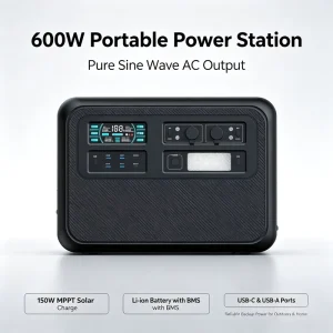 UAPOW AP2200B Portable Power Station LiFePO4 UPS Solar Generator Home Storage Power Bank 3600W