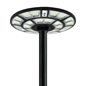 UFO Solar Light 1000W Round ABS Pole Street Light for Garden