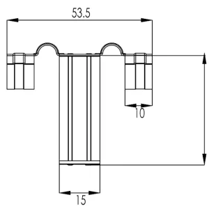 UISOLAR Low Cost Solar Panel Water Drain Clamps Easy Install PV Water Drainage Clips Durable Solar Cleaning Accessories