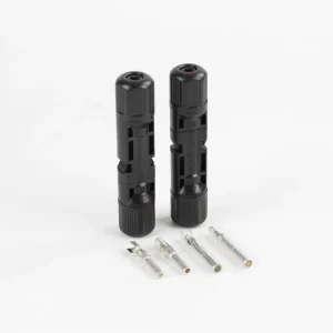 太阳能电缆连接器 耐紫外线 防腐蚀 太阳能插头 带扳手 UL94 V0 难燃等级 太阳能发电配件