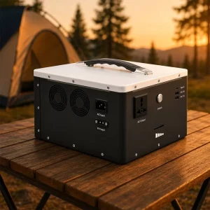 US 300W 650Wh Portable Power Station LiFePO4 Solar Generator 10000+ Cycles 110V AC Port MPPT Input for Home Backup Outdoor Trip