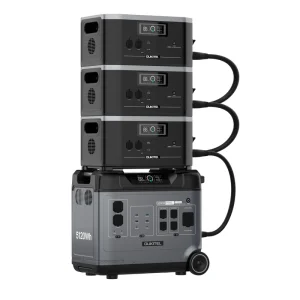 US EU Stock 6000W 5000W 5120Wh Portable Power Station 120V 220V Rugged Solar Generator