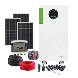 US Standard BMS Protected LCD Display 7.2kw Split Phase Inverter 16kwh LiFePO4 Battery Integrated Storage System