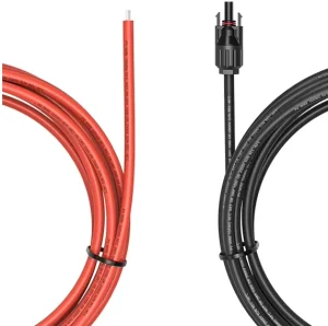 UV Resistant Outdoor Solar Connector Cable PV1 F Photovoltaic Extension Cable