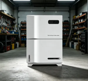 Ultra-Slim 18.3cm 6KW Solar ESS 5kWh 51.2V LiFePO4 Battery BMS Hybrid Grid Inverter CAN WiFi USB Monitor 10ms UPS 500V AC