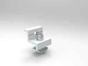 Universal 30/35mm End Clamps U Struct Rail Aluminum Solar Mounting End Clamp
