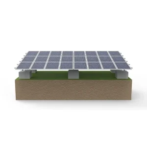 Universal Aluminum Hot-Dip Galvanized Ground Mount Bracket Solar Panel Pile for Residential and Commercial Systems