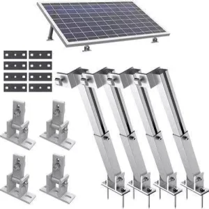 Universal Aluminum Solar Mounting Bracket Adjustable & Corrosion Resistant for Roof & Ground PV Systems