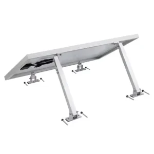 Universal Aluminum Solar Mounting System Adjustable Angle Corrosion Resistant for Tile and Metal Roofs