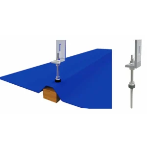 Universal Aluminum Solar Structure Hanger Bolt L-Foot Mounting Brackets for Steel Tile Roofs