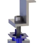 Universal End Clamp Brackets for Solar Rails and Farm Projects