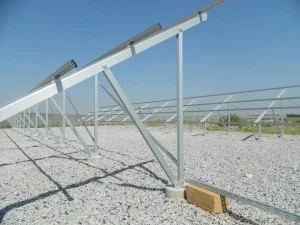 Universal Photovoltaic Panel Bracket Kit, Hot-Dip Galvanized Zinc-Aluminum-Magnesium and Steel