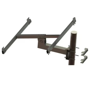 Utility Pole and Balcony Solar Panel Mounting Bracket