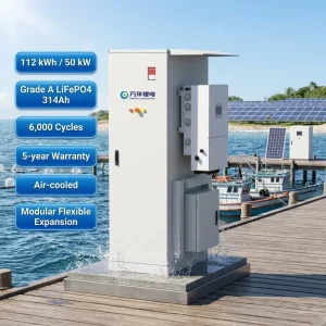 VANYO 112kWh 50kW LiFePO4 Energy Storage System High Voltage ESS for Solar Microgrid with CAN RS485 Communication