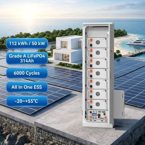 VANYO 50kW 100kW 125kWh 112kWh 215kWh 241kWh Energy Storage System Battery Cabinet All in One Commercial Industrial ESS