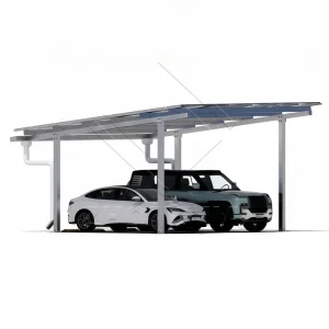 Versatile Q235 Steel Solar Panel Carport Support System 10-Year Warranty CE Certified For Diverse Parking Layouts Optimized