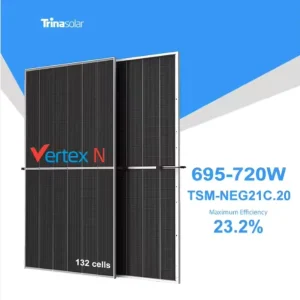 Vertex TSM-NEG21C.20 Bifacial Solar Panels 695-720W N Type 182x210mm Double Glass Half Cell 25-Year Warranty 22.5%