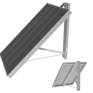 Vertical Energy Cell LED Street Light & Security Camera Solar Panel with Side of Pole Mount System(Customizable)