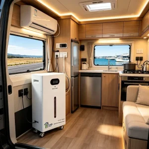 Vertical Floor Standing Lithium Battery Pack 51.2V 350Ah Multi Protection BMS for Off Grid Household Emergency Backup