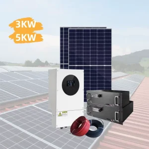 Vland Logo Customization 3KW 10KW Off Grid Solar Kit with LiFePO4 Battery Wall Mounted All In One Home Power System