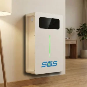 W1 Model 5kWh 51.2V 100Ah LiFePO4 Split Wall Mounted CAN Hybrid Grid Solar Battery for Home Energy Storage System