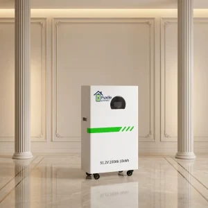 Wall Mount LiFePO4 Battery 51.2V 200Ah Solar Storage System 10.24kWh Off Grid Home Backup Power BMS 100A Charging 6000 Cycles