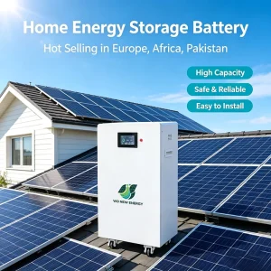 Wall-Mount LiFePO4 Battery Pack 51.2V Powerwall Energy Storage Battery 5kWh/15kWh with BMS