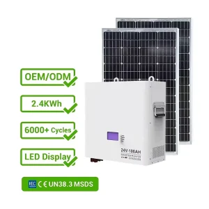 Wall Mounted 24V 48V IP65 Hybrid Grid Energy Storage Lithium Ion Batteries 100Ah 200Ah 5kWh 10kWh Stackable LiFePO4 Home BMS CAN