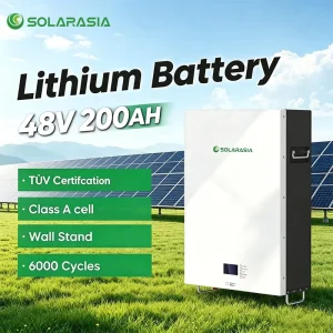 Wall Mounted 48V 200ah Lifepo4 Lithium Battery 10kwh Lithium Ion Batteries Pack Residential ESS for Solar System