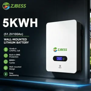 Wall Mounted LiFePO4 Battery 5Kwh 10Kwh with One Touch Terminal for Residential Project