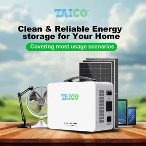 Wall Mounted Solar Generator 1kwh 2kwh Home Use Solar Power Station 220V Solar Power Generator Energy Portable Lifepo4 Battery