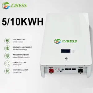Wall Mounted Solar LiFePO4 Lithium Battery 10kWh CAN RS485 Smart BMS for Hybrid Inverter 51.2V 200Ah Home Energy Storage