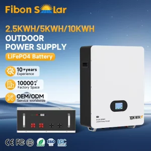 Wall Mounting Type Household Energy Storage Systems 51.2v 200ah Solar Power Generator Split Phase Solar Inverter