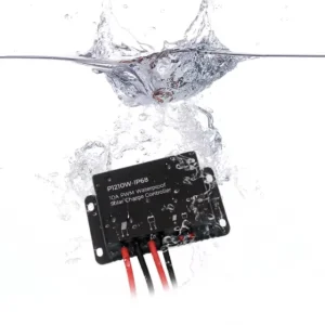 Waterproof 10A/20A PWM Solar Charge Controller 12V/24V Max 170W Solar Input