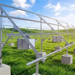 Waterproof Anti-Rust Hot-Dip Galvanized Aluminum Zinc-Aluminum-Magnesium Ground Solar PV Mounting System 56 m/s