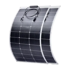 Waterproof Fabric 100W Customized Color Flexible Solar Panel with IP67 Junction Box for RV Car Truck Boat Yacht Power Supply
