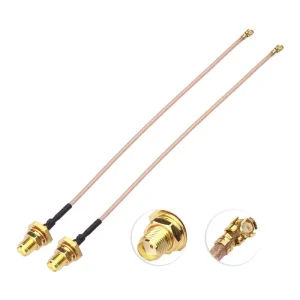 Waterproof IP65 SMA Connector To RF Connector Adapter RG178 Coaxial Cable