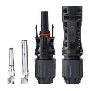 Waterproof MCX Solar Panel Connector 12V Flame Retardant Cable with Male Female Plugs PPO Housing DC Power 1P 2P Pins