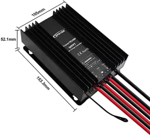 Waterproof MPPT Solar Charge Controller 10A 15A 20A 30A 12V 24V IoT Monitoring