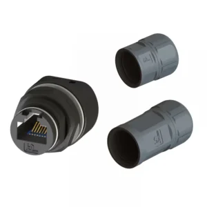 Waterproof Male Female Ethernet LAN Indoor Solar Inverter Panel IP68 Cat 7 RJ45 Connector