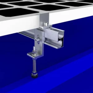 Waterproof Quick Install Solar PV Panel Mounting Brackets for Open Field Racking System Zinc Aluminum Magnesium Alloy Hot Dip