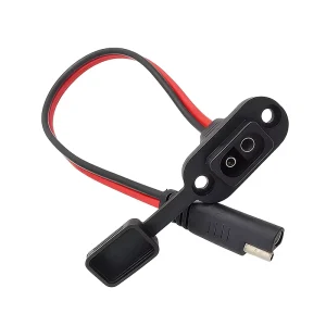 Waterproof SAE Connector Flush Mount 12AWG Solar Panel Extension Cable Battery Charger with Dust Cap