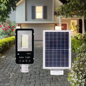 Waterproof Solar LED Street Light with Motion Sensor for Garden and Pathway
