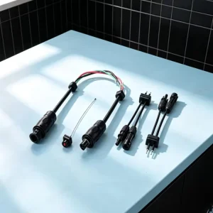 Waterproof Tinned Copper PV Cable Solar Micro Inverter Harness with Photovoltaic Connector for Residential Solar Power Station