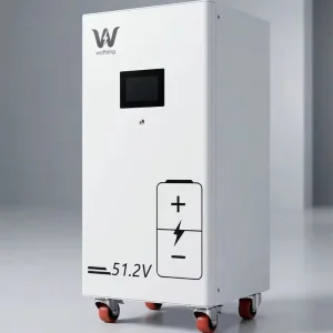 Wattzing-16kWh IP65 CE MSDS UN38.3 Stackable Hybrid Grid Lithium Battery Household Energy Storage with Solar System