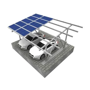 Weather Resistant Customizable Zinc Aluminum Magnesium Alloy Hot Dip Galvanized Solar Carport Mounting System 25YRS Service Life