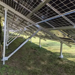 Weather-Resistant Ground Mount Solar Panel Racking System Stand Brackets