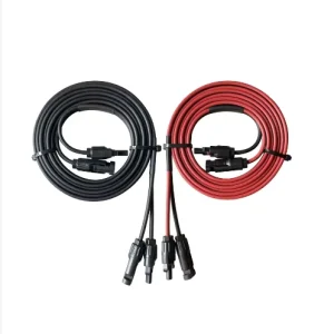 Weatherproof Solar Extension Cable Anti-Aging PV Panel Extension Wire for Solar Plant